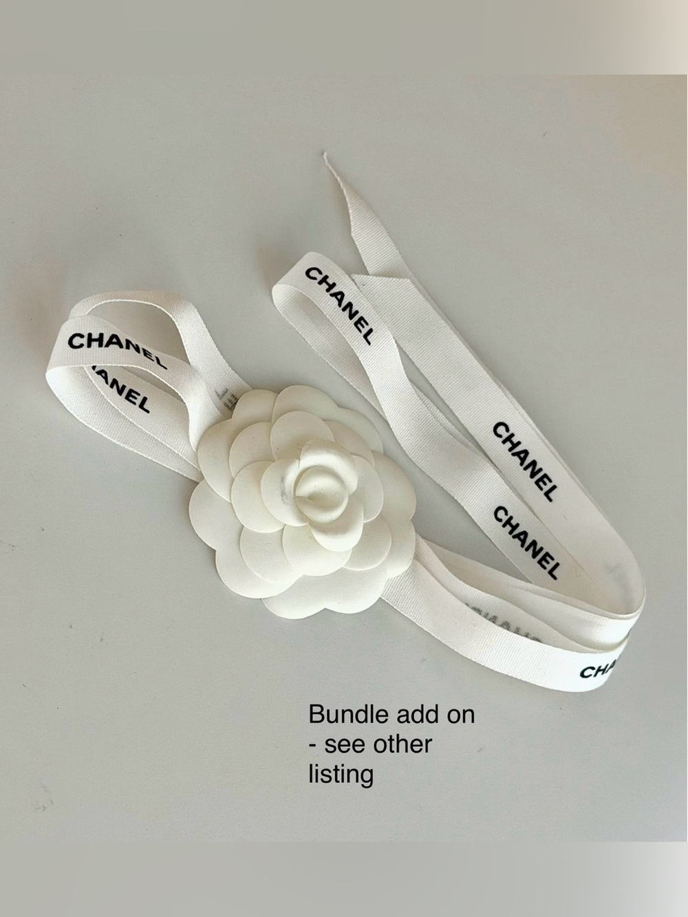 Chanel Ribbon Camellia - Bundle Add On